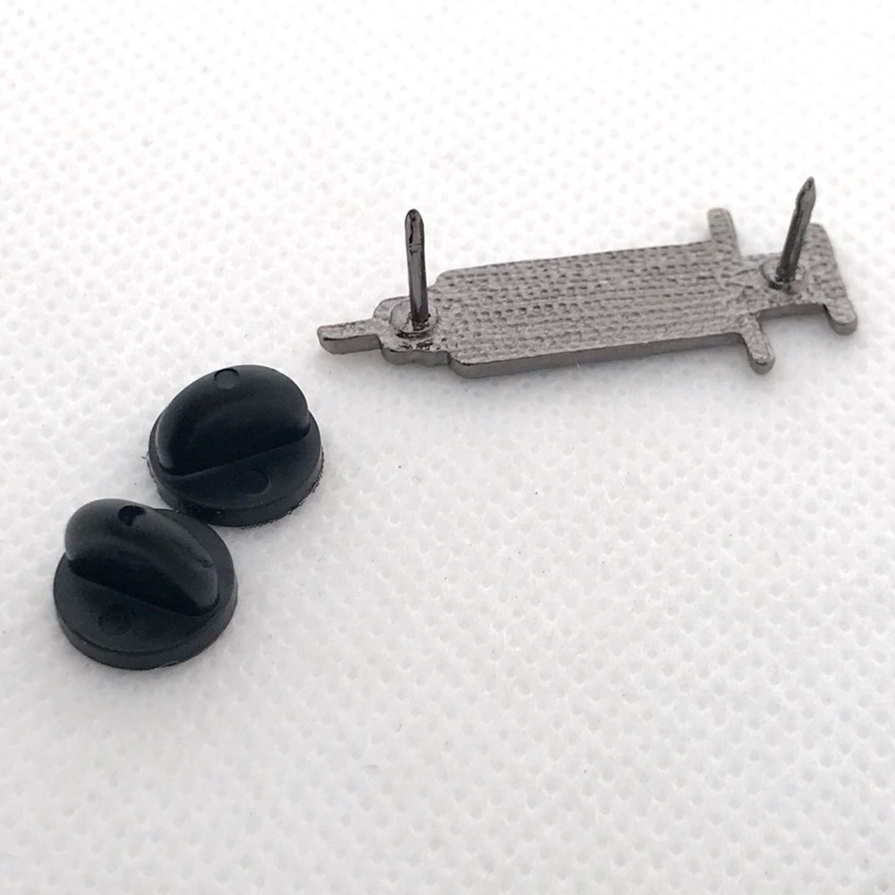 Thanks Science Syringe Enamel Pin - Picture 4 of 4